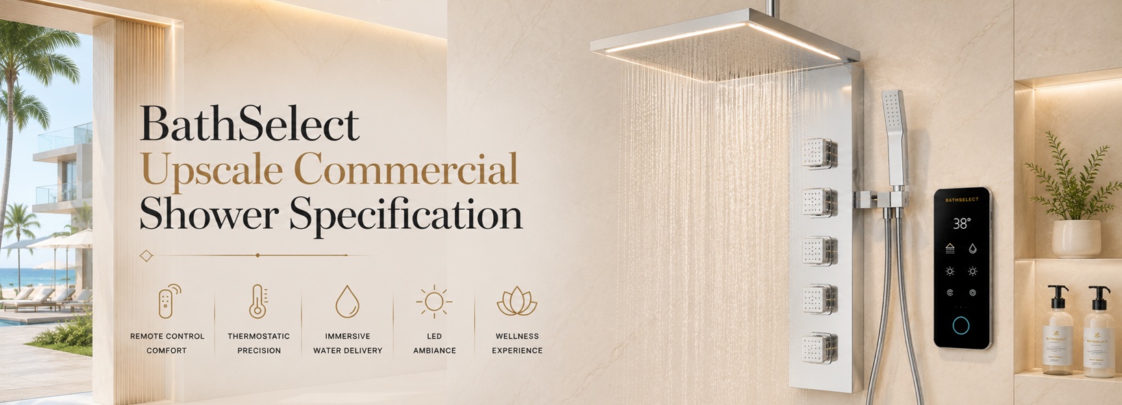 BathSelect Upscale Commercial Shower Specification